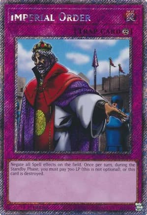 Imperial Order (Platinum Secret Rare) — Quarter Century Bonanza