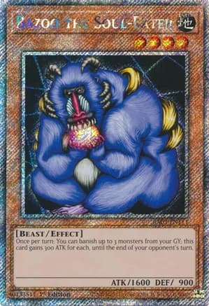 Bazoo the Soul-Eater (Platinum Secret Rare) — Quarter Century Bonanza