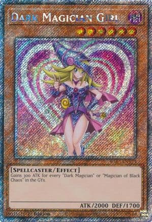Dark Magician Girl (Platinum Secret Rare) (A) — Quarter Century Bonanza