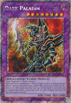 Dark Paladin (Platinum Secret Rare) — Quarter Century Bonanza