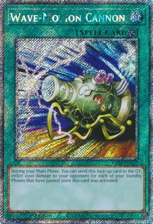 Wave-Motion Cannon (Platinum Secret Rare) — Quarter Century Bonanza