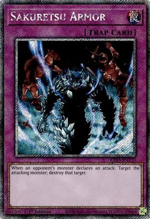 Sakuretsu Armor (Platinum Secret Rare) — Quarter Century Bonanza