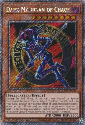 Dark Magician of Chaos (Platinum Secret Rare) — Quarter Century Bonanza