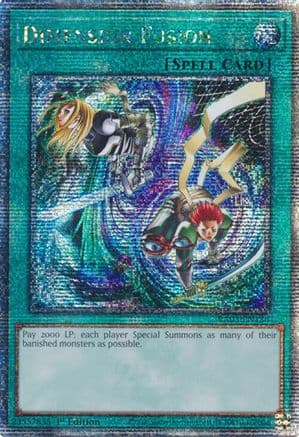 Dimension Fusion (Quarter Century Secret Rare) — Quarter Century Bonanza