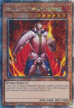 Thestalos the Firestorm Monarch (Quarter Century Secret Rare) — Quarter Century Bonanza