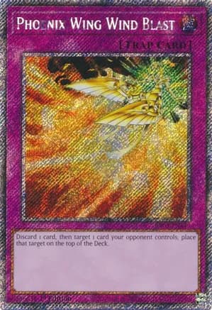Phoenix Wing Wind Blast (Platinum Secret Rare) — Quarter Century Bonanza