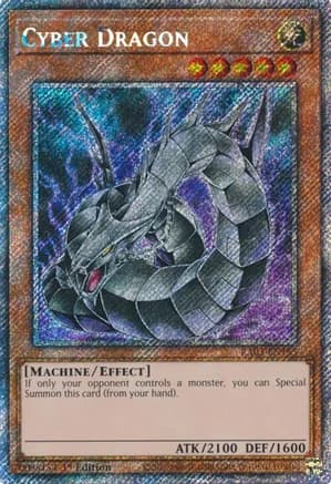 Cyber Dragon (Platinum Secret Rare) — Quarter Century Bonanza