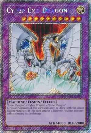 Cyber End Dragon (Platinum Secret Rare) — Quarter Century Bonanza