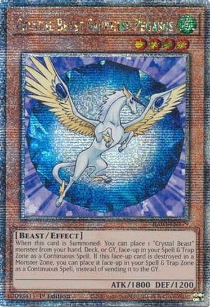 Crystal Beast Sapphire Pegasus (Quarter Century Secret Rare) — Quarter Century Bonanza