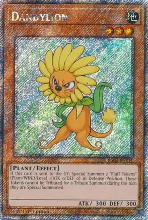 Dandylion (Platinum Secret Rare) — Quarter Century Bonanza