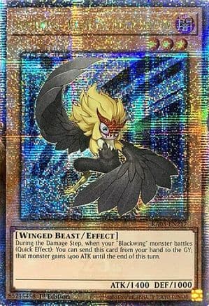 Blackwing - Kalut the Moon Shadow (Quarter Century Secret Rare) — Quarter Century Bonanza