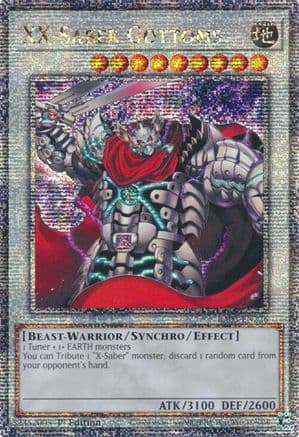 XX-Saber Gottoms (Quarter Century Secret Rare) — Quarter Century Bonanza