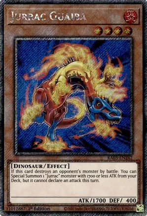 Jurrac Guaiba (Platinum Secret Rare) — Quarter Century Bonanza