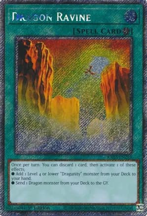Dragon Ravine (Platinum Secret Rare) — Quarter Century Bonanza