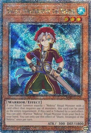 Shurit, Strategist of the Nekroz (Quarter Century Secret Rare) — Quarter Century Bonanza
