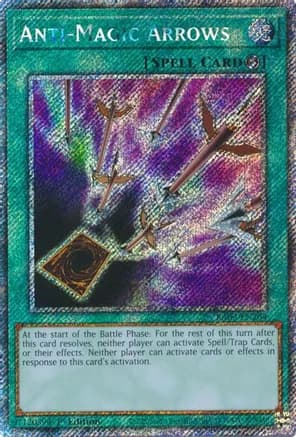 Anti-Magic Arrows (Platinum Secret Rare) — Quarter Century Bonanza