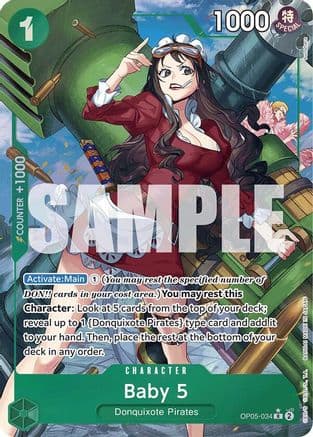 Baby 5 (OP05-034) (Alternate Art) — Premium Booster -The Best-