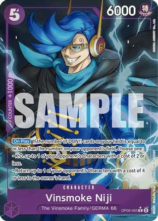 Vinsmoke Niji (OP06-065) (Alternate Art) — Premium Booster -The Best-