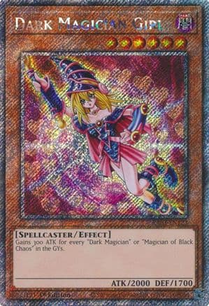 Dark Magician Girl (Platinum Secret Rare) (C) — Quarter Century Bonanza
