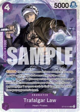 Trafalgar Law (ST10-010) (Reprint) — Premium Booster -The Best-