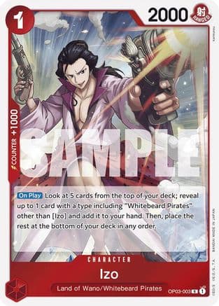 Izo (OP03-003) (Reprint) — Premium Booster -The Best-