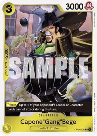 Capone"Gang"Bege (OP04-100) (Reprint) — Premium Booster -The Best-