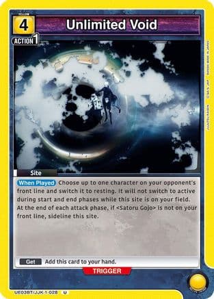 Unlimited Void — UE03BT: Jujutsu Kaisen