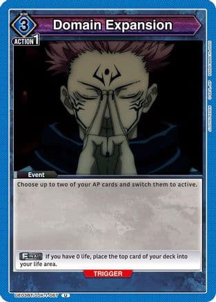Domain Expansion (067) — UE03BT: Jujutsu Kaisen