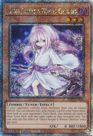 Ghost Reaper & Winter Cherries (Alternate Art) (Quarter Century Secret Rare) — Quarter Century Bonanza