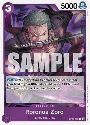Roronoa Zoro (076) — Emperors in the New World
