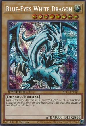 Blue-Eyes White Dragon (PSR) — Speed Duel: Battle City Finals