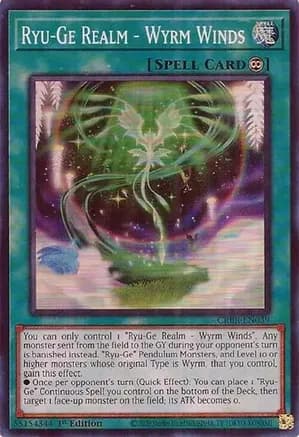 Ryu-Ge Realm - Wyrm Winds (SR) — Crossover Breakers