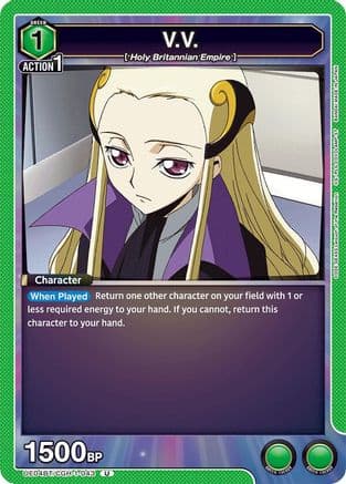 V.V. — UE04BT: CODE GEASS: Lelouch of the Rebellion