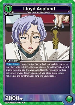 Lloyd Asplund — UE04BT: CODE GEASS: Lelouch of the Rebellion