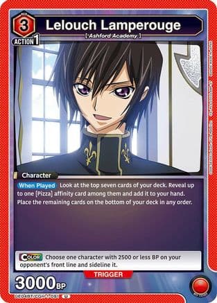 Lelouch Lamperouge (091) — UE04BT: CODE GEASS: Lelouch of the Rebellion