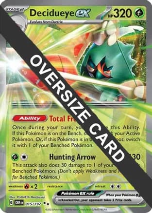 Decidueye ex - 015/197 — Jumbo Cards