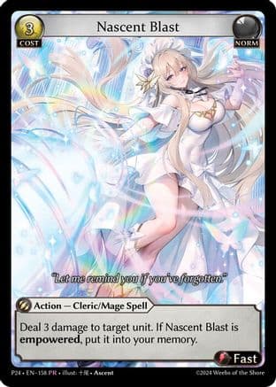 Nascent Blast — Promotional Cards