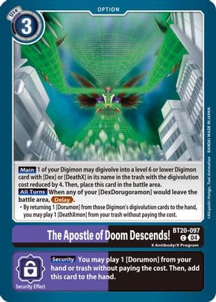 The Apostle of Doom Descends! — Release Special Booster 2.5