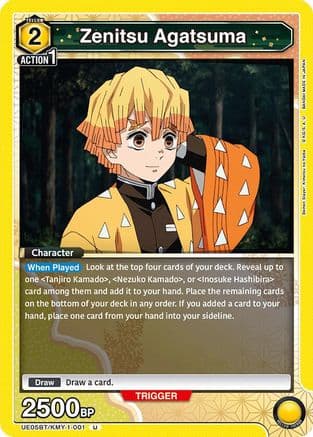 Zenitsu Agatsuma (001) — UE05BT: Demon Slayer: Kimetsu no Yaiba