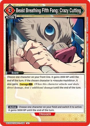 Beast Breathing Fifth Fang: Crazy Cutting — UE05BT: Demon Slayer: Kimetsu no Yaiba