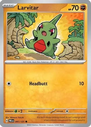 Larvitar — SV: Prismatic Evolutions