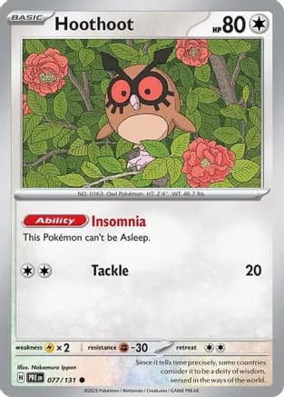 Hoothoot — SV: Prismatic Evolutions