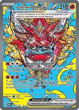 Hearthflame Mask Ogerpon ex - 148/131 — SV: Prismatic Evolutions