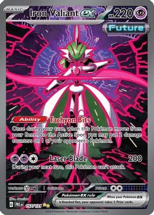 Iron Valiant ex — SV: Prismatic Evolutions