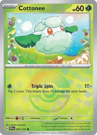 Cottonee (Poke Ball Pattern) — SV: Prismatic Evolutions