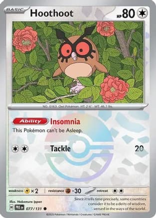 Hoothoot (Poke Ball Pattern) — SV: Prismatic Evolutions