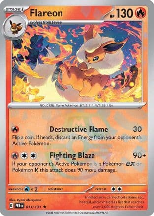 Flareon (Master Ball Pattern) — SV: Prismatic Evolutions