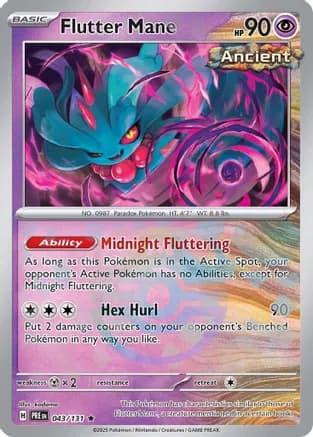 Flutter Mane (Master Ball Pattern) — SV: Prismatic Evolutions