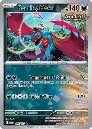 Roaring Moon (Master Ball Pattern) — SV: Prismatic Evolutions