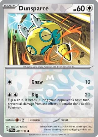 Dunsparce (Master Ball Pattern) — SV: Prismatic Evolutions